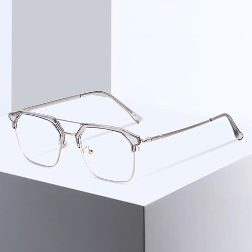 Image of Posh Eyewear Zero Power Blue Light Blocking Anti Glare UV Protection Computer Eyeglasses For Men Women I Blue Cut Glasses | Anti Glare I UV Protection