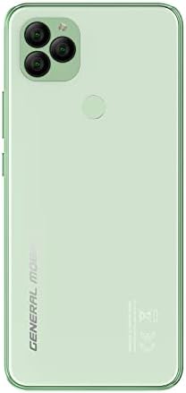 GENERAL MOBILE GM 22, SIM-Free & Unlocked Mobile Phones, 5000mAh 52MP Super Pixel Mode Triple Camera, 3GB+32GB/256GB, 6.52" inch, Face ID, Android Smartphone (Green)