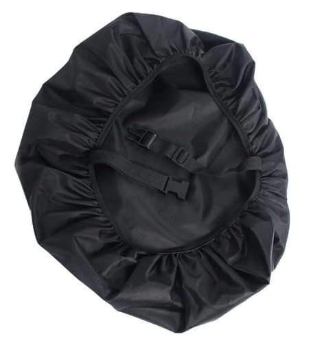 Image of Backpack Rain Cover Waterproof Coated Bag Protector with Adjustable Buckle and Storage Pouch, Elastic Dustproof Cover for Laptop, School, Trekking, Hiking and Travel Backpacks