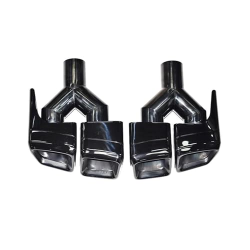 Tuyau d'échappement W204 W212 CLS63 silencieux voiture canule quad embout noir