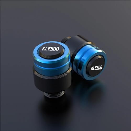 Vis de rétroviseur M10 aluminium bleu clair bouchons trous moto KLE500