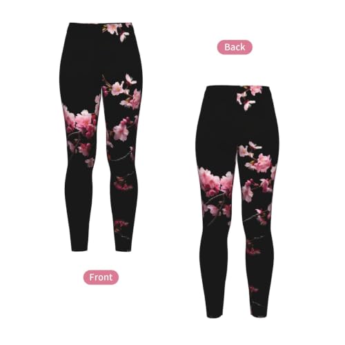 Leggings japoneses florales de mujer: ropa de gimnasio cómoda y elástica 4