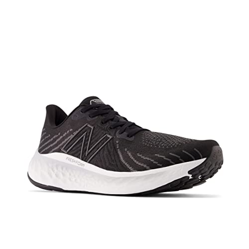 New Balance Men's Fresh Foam X Vongo V5 Running Shoe, Black/Phantom/Steel, 8.5 Wide3