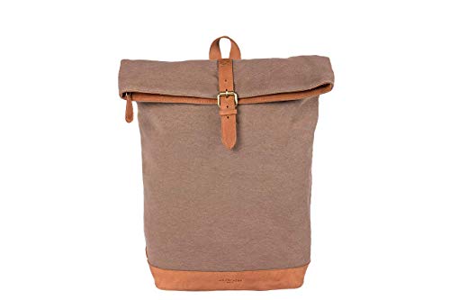 HOLZRICHTER Berlin - Rolltop Rucksack aus Leder &...