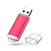 KOOTION 32GB USB 2.0 Flash Drive Thumb Drive Memory Stick Pen Drive with LED Indicator, Red