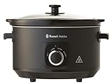Russell Hobbs RHSC4A Stylish 4L Slow Cooker - Matte Black