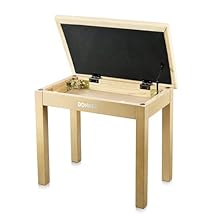 Ideal Piano Stool: Different from the traditional piano stool, Donner bookcase piano bench which can store sheet music or other books, provides convenient hidden storage space for you; The flip-top is easy to open and with stable support Made of Soli...
