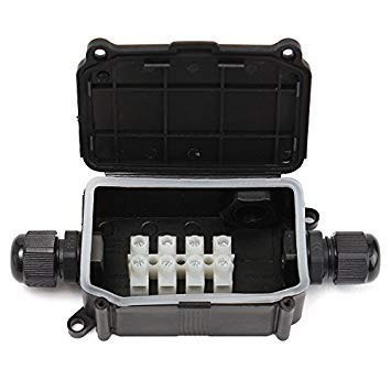 GlobalNiche Waterproof Electrical Junction Power Fuse Dust Terminal Connector Box One Piece