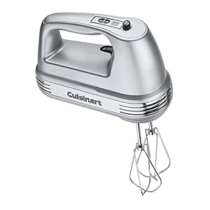 Cuisinart HM-90BCS Power Advantage Plus 9-Speed Handheld Mixer with Storage Case, Brushed Chrome Cuisinart HM 90BCS Power Advantage Plus 9 Speed Handheld Mixer with Storage Case Brushed Chrome