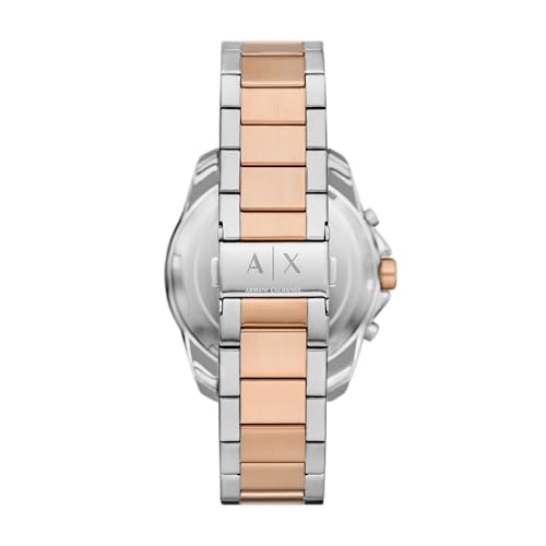 Image of Armani Exchange A|X Dive-Inspired Stainless Steel Watch for Men