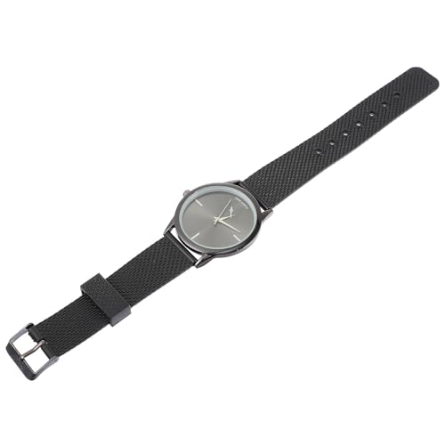 NIYANGLE Reloj de Cuarzo para Dama Correa de Malla de Aleación Negra, Diseño Elegante y Cómodo para Uso Casual Negocios