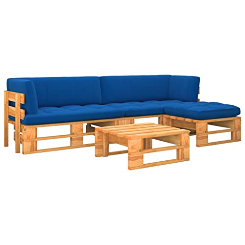 MUSEVANE 4-TLG. Paletten-Lounge-Set Honigbraun Kiefernholz Imprägniert