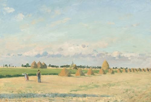 Tableau Impressions d'art Mural Paysage Pissarro pour chambre 60x90cm