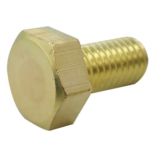 ネジナラ 六角ボルト(全ねじ) 真鍮 M10×60 お徳用パック(50個入)