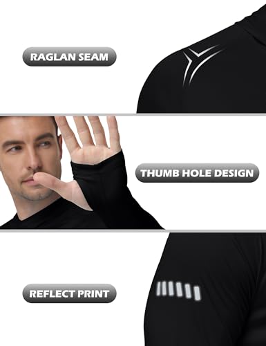 Image of Roadbox Men's UPF 50+ Sun Hoodie, UV Long Sleeve Fishing Shirts Rash Guard