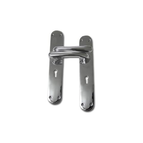 The House Nameplate Company Chrome Lever Door Handles - pair Cover