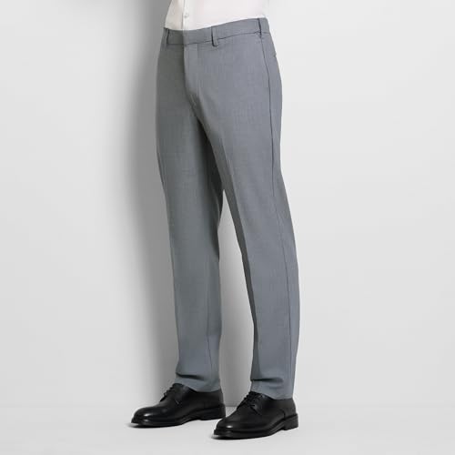 Van Heusen Men's Melange Soft Lux Straight Leg Pant, Monument Heather - Soft Lux, 34IN by Van Heusen - Used condition - Image 2
