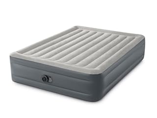 Intex 64126ND - Materasso Dura-Beam Essential Rest Matrimoniale, con Pompa Elettrica Incorporata, 152x203x46 cm