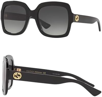 Gucci GG0036SN GG Interlocking Logo Woman Rectangular Shape Sungl...