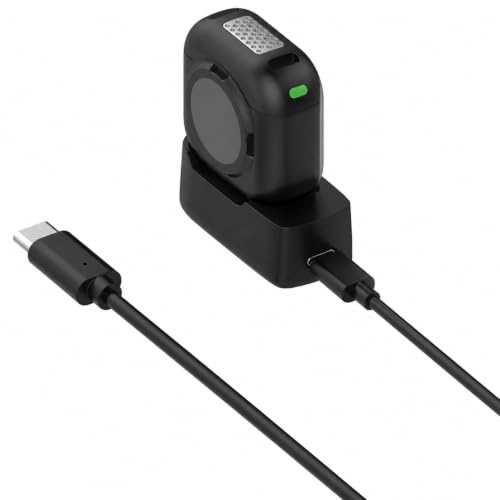Ermorgen Stacja ładująca kompatybilna z nadajnikiem DJI Mic Mini 2 / Mic 3 | Szybka ładowarka magnetyczna USB-C z kablem