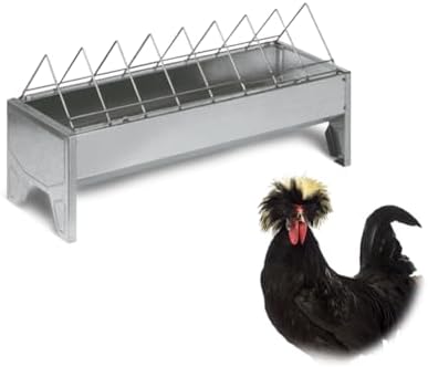FINCA CASAREJO Comedero para gallinas metálico de 50 cm. Comedero...