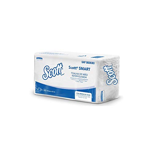Papel Toalha Interfolhado Scott Smart Kimberly-Clark 1000 Folhas