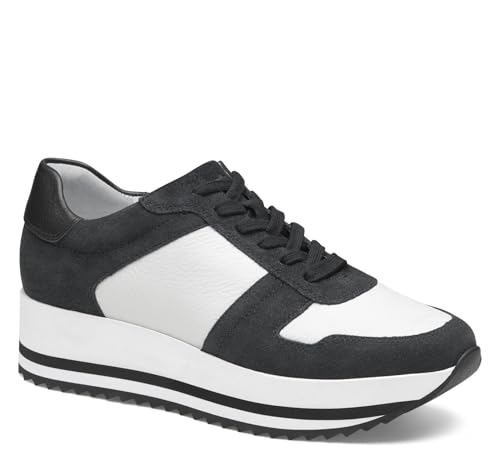 Johnston & Murphy Women's Gracie Color-Block Lace-up Platform