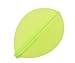 NineDartOut.us Cosmo Darts Fit Flight (Air) 3 Pack Pear Dart Flight (Light Green)