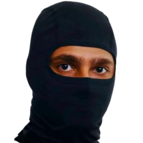 Balaclava Térmica Touca Ninja Mascara Moto Motoqueiro Cor Preto Slim Fitness Dry