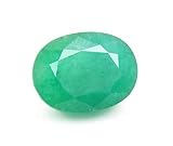 INDIA MADE 7,25 Ratti più di 6,70 carati verde naturale giambiano smeraldo Panna Gemstone-B0CXMSJ6W3