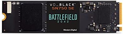 WD_BLACK SN750 SE 500GB M.2 2280 PCIe Gen4 NVMe Gaming SSD - Battlefield 2042 PC Game Code Bundle up to 3600 MB/s read speed