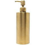 Yew Design Gold Soap Dispenser for Bathroom (Brass Stainless Steel) Hand Soap Dispenser Soap Dispensers