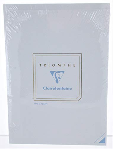 Clairefontaine "Triomphe" Stationery Tablet, Blank, A5 (5.75" X 8.25") #TOP13