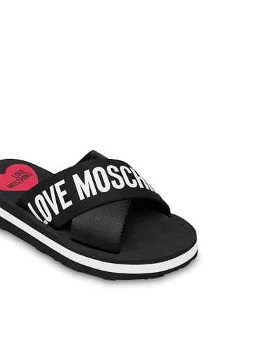 Sandale Love Moschino Femme Polja28324g0mix3000 noire élégante - 3