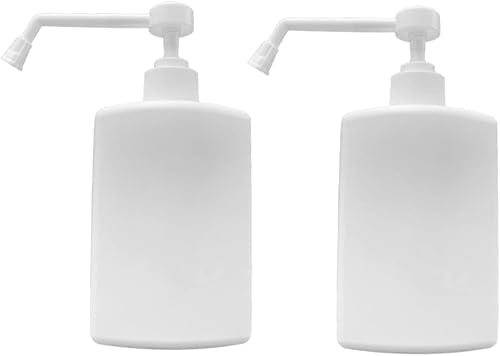 FOMIYES 2 botellas de spray de niebla fina con boquilla larga, dispensador de líquido recargable, botellas de plástico vacías, dispensadores de