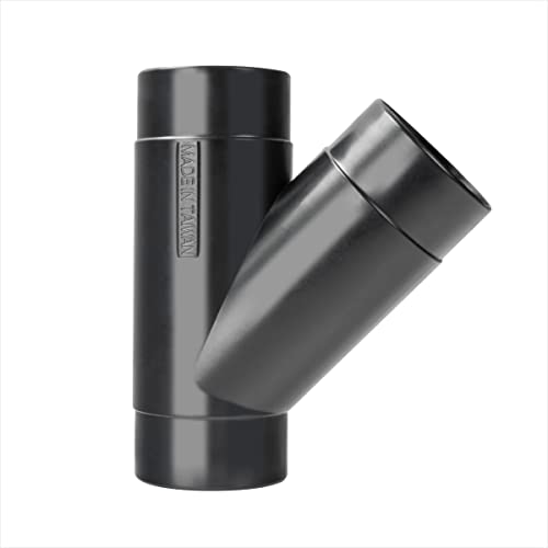 POWERTEC 2-1/2 Inch Y Fitting for 2 1/2 Inch Dust Collection Hose, 2 1/2 Inch Dust Collection Hose Connector Fittings for Dust Collection System, 1 pack (70179)