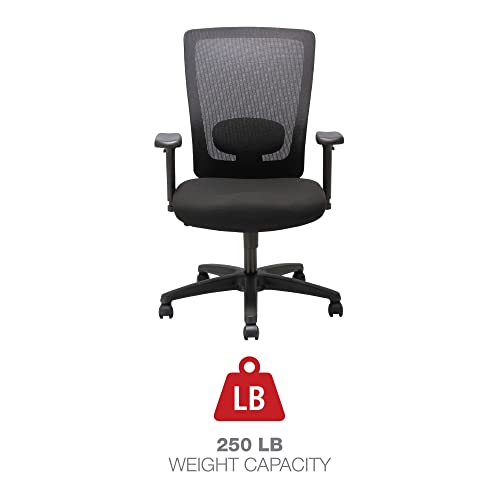 Alera Alenv41M14 Envy Series Mesh High-Back 250 Lbs. Capacity Multifunction Chair - Black #TOP3