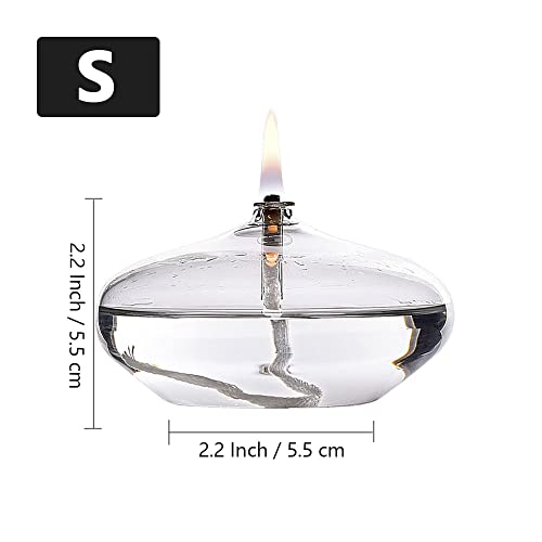 Miniatura 7 de Bozhen Lámpara De Aceite De Vidrio Transparente Lámpara De Acero De Iluminación De Emergencia Decoración De Vidrio Creativo Lámpara Aceite Para Interiores. Lámpara Mantequilla Sin Humo Para El Hogar