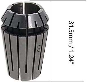 Miniatura 3 de Heyiarbeit Pinza de resorte ER20 Portabrocas de 14 pulgadas para herramienta de torno de fresado CNC