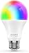 Produktbild E27 Glühbirne,Gosund Alexa Lampe Wlan Mehrfarbige Dimmbare Energie Sparen Lampe,Kompatibel mit Amazon Alexa Echo, Echo Dot Google Home,Sprachsteuerung,Timer,Kein Hub Erforderlich,2.4GHz(1PACK)