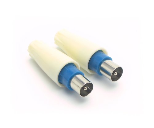 Metronic 438101 Fiche 2 fiches males droites blindees 9,52mm