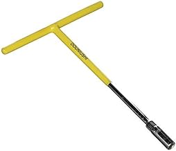 a12120300ux0789 - Llave de vaso hexagonal hexagonal de 9 mm con mango antideslizante de goma, color amarillo