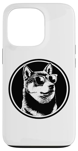 Cute Womens Retro Vintage Logo Black Tan Shiba Inu Dog Lover �X�}�z�P�[�X iPhone 13 Pro �p