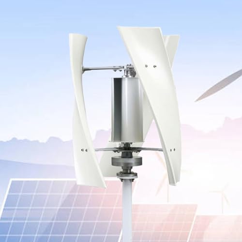 HYZHANHONG 12v, Kit de generador de turbina eólica Vertical doméstico de bajo Ruido, 5000 W, 12 V/24 V/48 V/220 V, generador de CA de imán Permanente de Baja Velocidad con Controlador