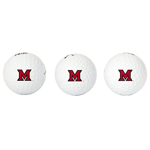 Desert Cactus Miami Ohio Golf Balls 3 Pack MU Redhawks