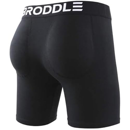BRODDLE Mens Package and Butt Padded Underwear Enhancing Boxer Briefs