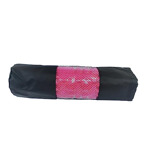 VALICLUD 3pcs Roller Backpack Organizer Pouch Yoga Gym Bag Backpack Sling Foam Roller Duffel Yoga Mat Holder Athletic Backpack Black Drawstring Storage Bag Multifunction Mesh Bags Portable