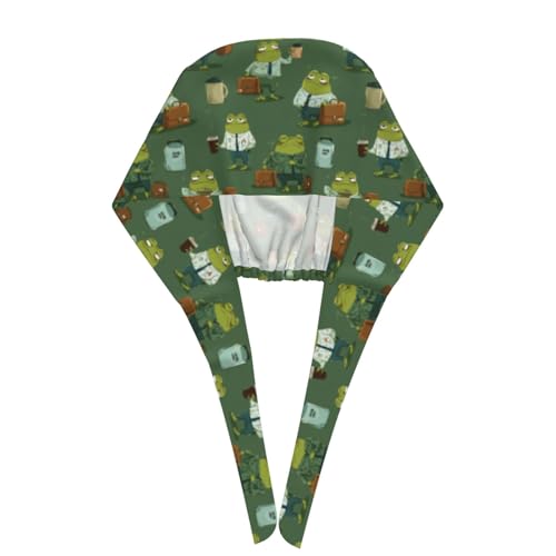 Image of Adjustable Scrub Cap with Sweatband, Breathable Working Hat for Men /Women