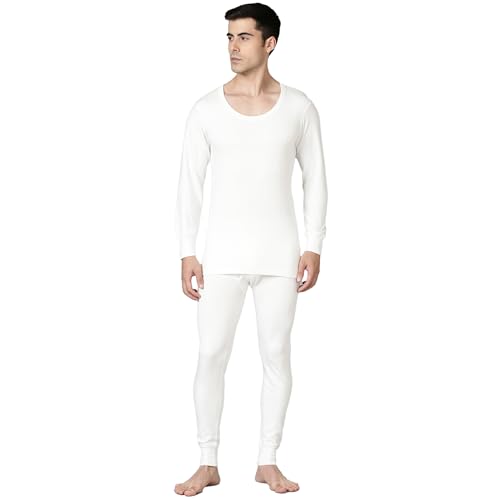 Image of Dixcy Scott Originals Men's Thermal Set | Round Neck Long Sleeve | Richer And Long-Lasting Colour With Special Fiber Dye | Enhanced Flexibility For Comfort Best In Class Warmth With Heat Trap Technology | Layering Compatibility | Sweat Absorbent