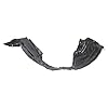 TRQ Front Right Inner Fender Liner Black Passenger Side Compatible with 2015-2023 Nissan Murano NI1249153 #4
